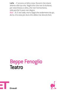 Copertina del libro Teatro