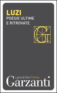 Copertina del libro Poesie ultime e ritrovate