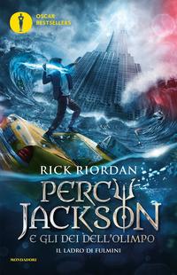 Copertina del libro Il ladro di fulmini. Percy Jackson e gli dei dell'Olimpo