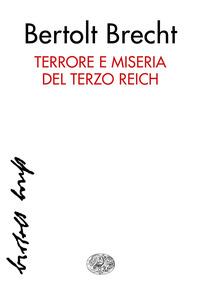 Copertina del libro Terrore e miseria del Terzo Reich