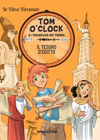 Copertina del libro Vol.5 Il tesoro d'Egitto. Tom O'Clock e i detective del tempo