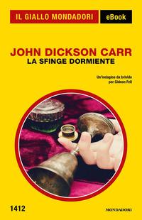 Copertina del libro La sfinge dormiente