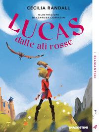 Copertina del libro Lucas dalle ali rosse