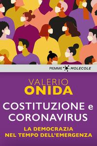 Copertina del libro Costituzione e Coronavirus. La democrazia nel tempo dell'emergenza
