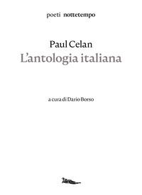 Copertina del libro L' antologia italiana