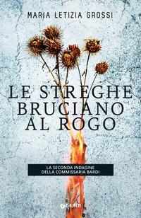 Copertina del libro Le streghe bruciano al rogo. La seconda indagine della commissaria Bardi