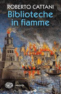Copertina del libro Biblioteche in fiamme