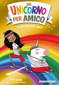 Copertina del libro La giornata dello sport. Un unicorno per amico