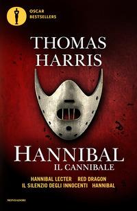 Copertina del libro Hannibal il cannibale: Hannibar Lecter-Red Dargon-Il silenzio degli innocenti-Hannibal