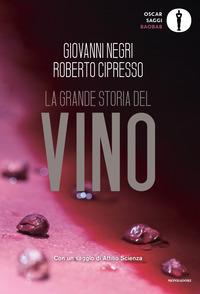 Copertina del libro La grande storia del vino