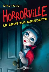 Copertina del libro La bambola maledetta. Horrorville