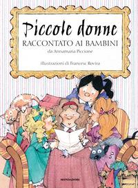 Copertina del libro Piccole donne raccontato ai bambini